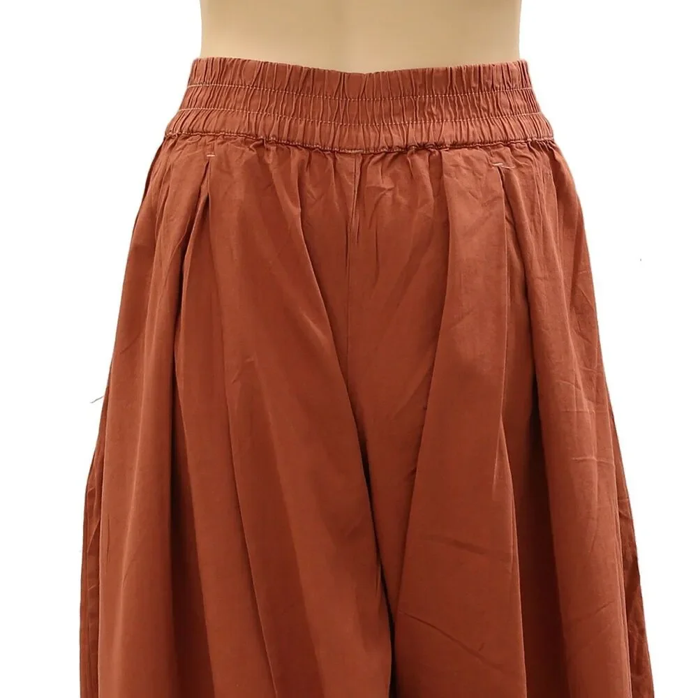 Free People Moonflower Pull-On Balloon Trousers Pants Mid-Rise Solid S 287145 - Picture 13 of 16